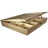 RAYHER HOBBY 6241500 DIY theedoos van hout, 12 vakken, opslag van theezakjes, koffiepads, specerijen, kruiden enz…