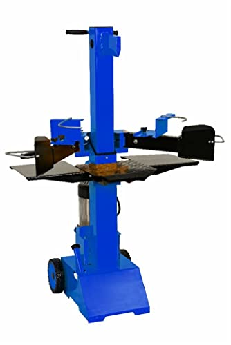 AMA Fentes de bûches verticales 8T Rhino : Fendeuse électrique Ama, Moteur 3000W, Force de poussée 8T, 117 Kg, Taille 840x915x1495 mm