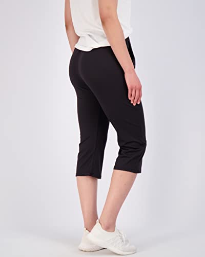 3 Pack: Womens Soft Capri Sweatpants Open Bottom Summer Lightweight Wide Leg Sweats For Women Running Bottoms Capris Sports Lounge Active Ladies Pants Casual Athletic Pockets Drawstring - Set 3, S #TOP3