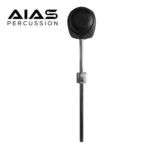 AIAS Double-Sided Bass Drum Beater with Adjustable Weight – Dual Surface Beater Head