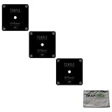 3 Temple Audio Quick Release Pedal Plates with Screws - Medium