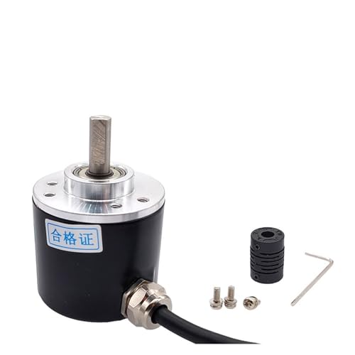 38S6G5-B-G24N Rotary Incremental Encoder AB 2 Phase Connection 50/100/200/360P/R 5-24V Solid Shaft DC Open Collector Output NPN(800P R)