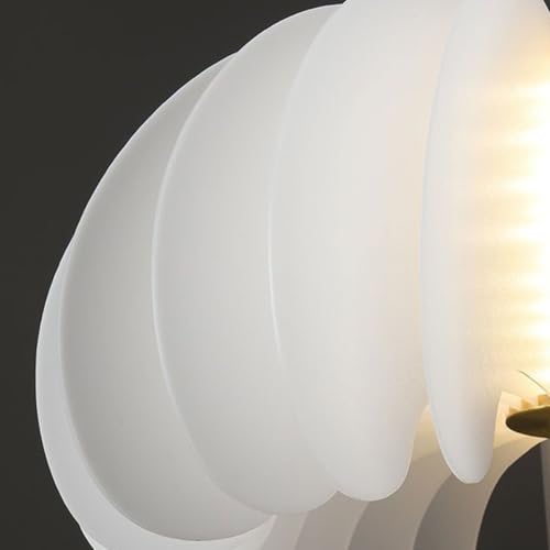 Lámpara de lujo para dormitorio con diseño creativo y pantalla PE 7