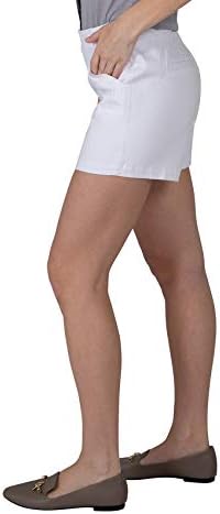 Jag Jeans Women's Gracie Pull on 5" Short 14 White/White