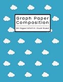 quad atv 4x4 yamaha  Graph Paper Composition Notebook: 100 Pages of 8.5 x 11 inch Quad Ruled (4x4) Grid Paper Sheets in Cute Cloud Style