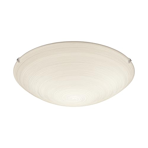 Eglo Plafón Malva, E27, 60 watts, Blanco, 3 x 31.5 x 3 cm