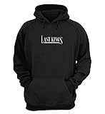 Last Kings Quote Logo Brand_KK020453 Hoodies Kapuzenpullover Kapuzen Sweatshirt Gift Unisex Sport Leisure 100% Cotton Christmas - Large - Black