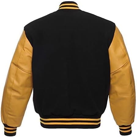 Stewart & Strauss Wool and Vinyl (Faux Leather) Varsity Jackets - Image 3