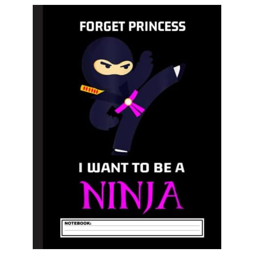 Forget Princess I Want To Be A Ninja Composition Notebook: Funny Ninja Notebook | Cute Wide Ruled Journal for school, college, take notes | for teens, ... Gift or Birthday Present for Adults and Kids