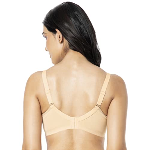 Image of Amante Solid Non Padded Non-Wired Full Coverage Support Bra