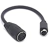 PS/2 naar AT Toetsenbord Kabel Adapter – 6 Pin Mini Din Mannelijk naar 5 Pin MIDI Vrouwelijke Toetsenbord Adapter (5…