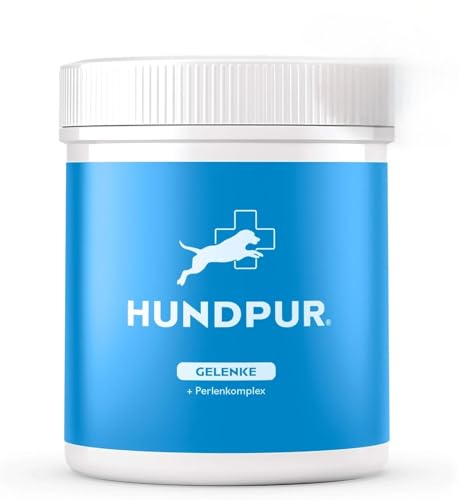 Hundpur Gelenke 300g - Zusatzfutter - Pellets für Hunde zur Unterstützung der Gelenke mit wertvollen Gelenkbausteinen - Mit Grünlippmuschel, Glucosamin & MSM