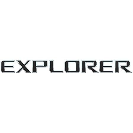 Amazon Com Emblem Explorer For Ford Explorer Chrome With Black Replacement Automotive Amazon Com Emblem Explorer For Ford Explorer Chrome With Black Replacement Automotive