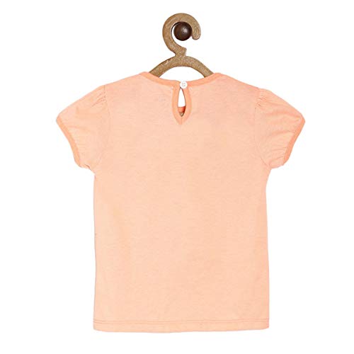 Image of Mini Klub Girls Pink Marl Knit Top Pack of 1