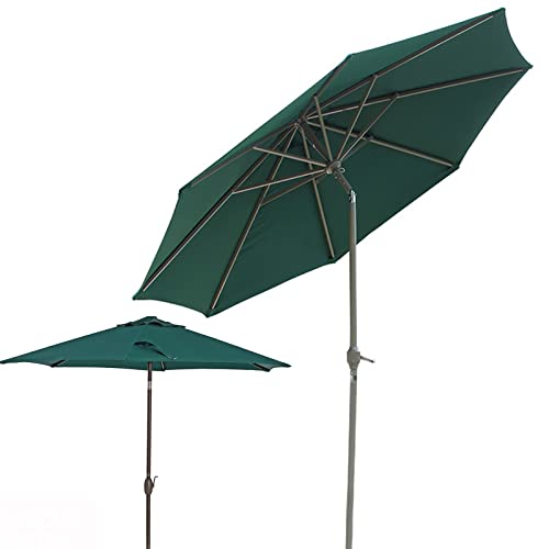 Parasol de exterior CLSDRZC con toldo de sombra y sombrilla inclinable windproof de jardín roja
