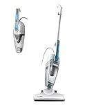 Eureka Home Lightweight Corded Stick Vacuum Cleaner, Powerful Suction Convenient Small Vacuum for Hard Floor, 3-in-1 Hand Vacuum, Aqua Blue, NES100