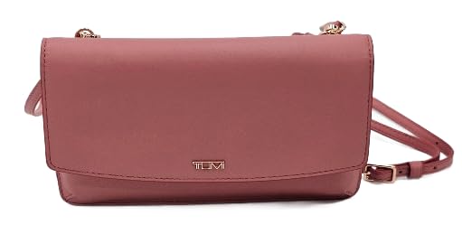 TUMI146559 Beldon Salmon Pink With Rose Gold Hardware Women's Crossbody Wallet