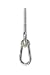 Produktbild Schaukelhaken mit Karabiner, zum Einschrauben, Holzgewinde M12, Holzstärke ab 90 mm