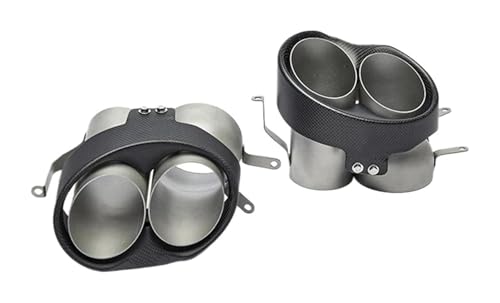 用 S6 S7 S5 S4 RS6 RS7 RS6 RS3 RS4 RS5 カーボンファイバー排気管マフラーチップテールシステムノズル 1ペア マフラーカッター