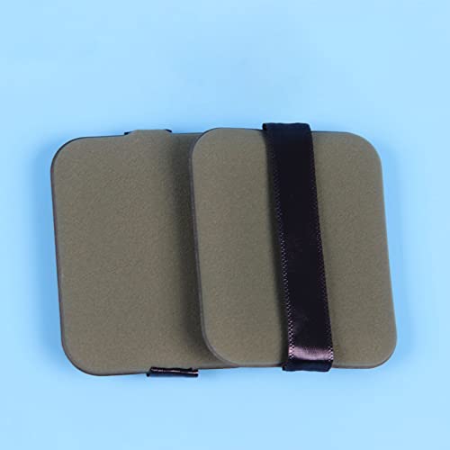 TARSHYRY Herramienta de Esponja de Maquillaje de Hojaldre de Polvo Suave de Doble Cara en Polvo (cuadrado verde oscuro)