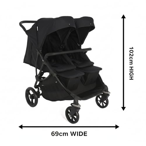 Roma Gemini 2 Double Stroller Base châssis aluminium haute résistance - 2