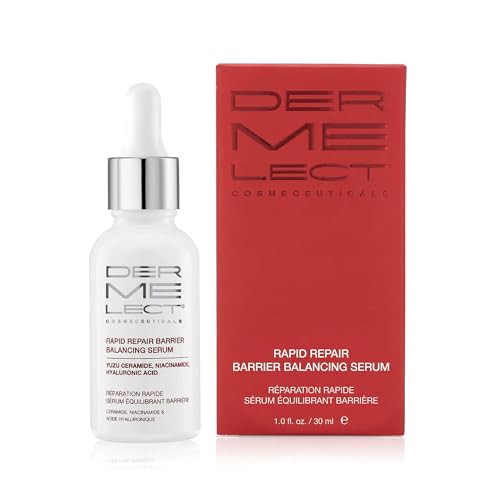 Dermelect Cosmeceuticals Rapid Repair Barrier Balancing Serum Super-Hydrating Treatment with Niacinamide Hyaluronic Acid Prebiotics & Antioxidants for Smooth Radiant Skin 1.0 oz