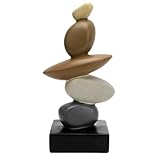 Fabriqué en résine de qualité supérieure qui représente un beau symbole, la taille est de 26,5 x 13,5 x 10,8 cm. La sculpture décorative attire tous les regards sur votre bibliothèque ou votre bureau et complète parfaitement votre décoration d'intérieur.