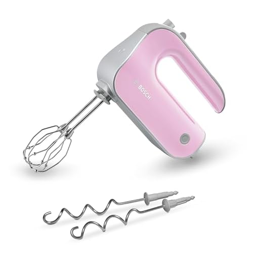 Bosch MFQ4030K Styline Colour Batidora y amasadora de respostería, 500 W, color rosa