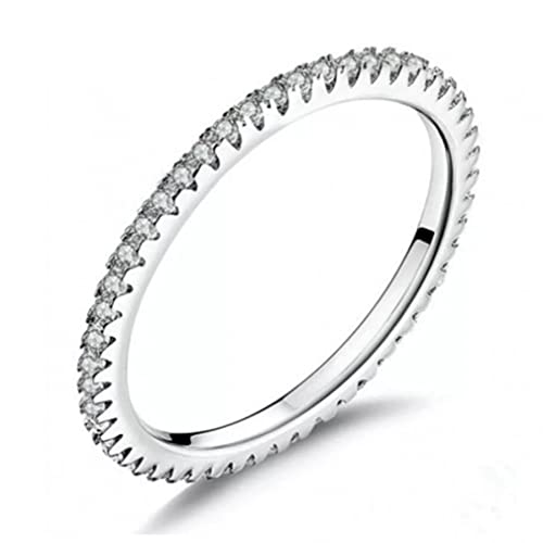 Accessoires pour doigts empilables et bague ronde en argent pour le quotidien