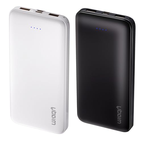 Miady 2-Pack 22.5W 10000mAh Portable Charger, USB C Fast Charging