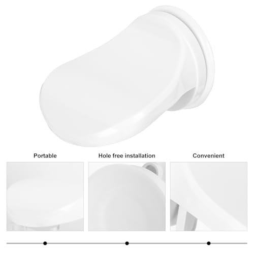 Reposapiés para baño con ventosa Alasum de plástico resistente 3