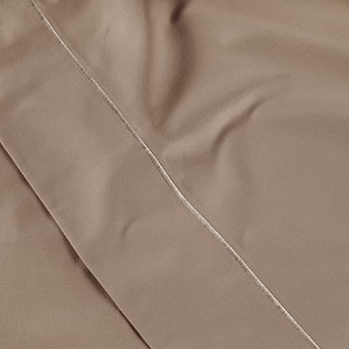 LANE LINEN Pillow Case Covers King Set of 2 100% Egyptian Cotton Sateen Soft Cool & Smooth 1000 Thread Count Cases - Taupe