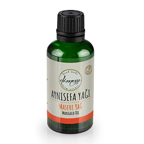 Dionesse Calendula Masere Öl Aromaöl und Duftöl - 100% naturreines ätherisches Öl - Bio-zertifiziert - 100% Vegan - tierversuchsfrei für Aromatherapie, Massagemischungen & Duftlampen 50 ml Cover