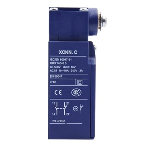 Interrupteur de course compact XCKN2143P20C avec bras rotatif à galet - 2