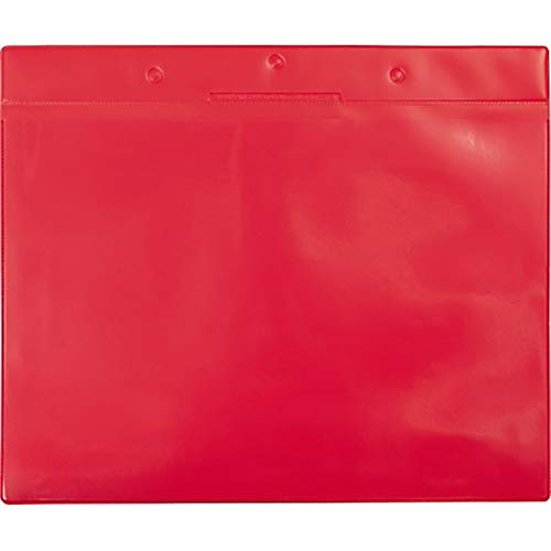 Tarifold Pro Kennzeichnungshülle A4 quer rot PVC VE=10 Stück