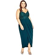 City Chic Women's Plus Size Dress - Lace Touch