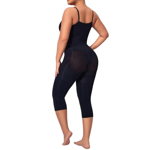 Tummy Control Bodysuits Full Body Suit Shapewear One Piece Capri Jumpsuits for Women2