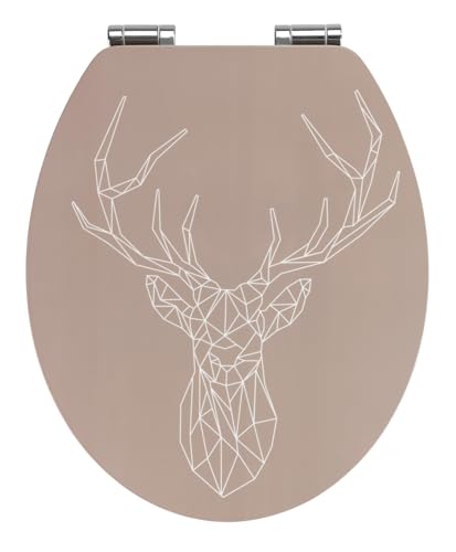 Wenko Stag 23775100 deska sedesowa brązowa