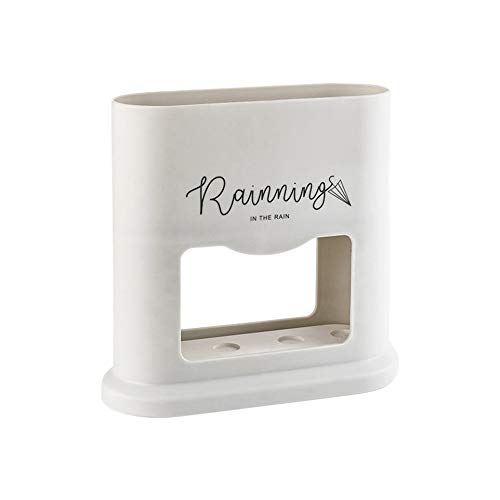 Preisvergleich Produktbild JIUY Regenschirm, Ablauf-Halterung, abnehmbar, Diatome, Schlamm, Regenschirm, Bucket-Regenschirm, Regenschirm, Grau