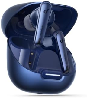 soundcore By Anker Liberty 4 Nc Wireless Noise Cancelling In Ear Earbud,98.5% Noise Reduction,Adaptive Noise Cancelling To Ear And Environment,Hi-Res Sound,50H Battery,Wireless Charging,Bluetooth 5.3