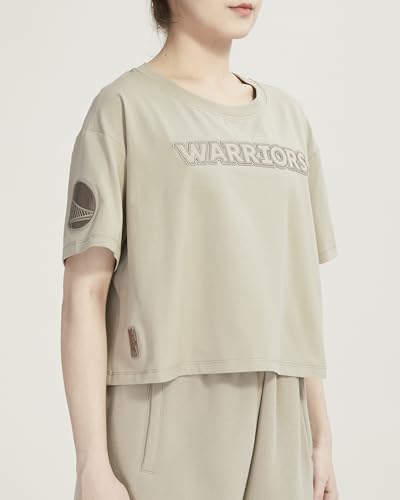 Image of Pro Standard NBA Womens Womens NBA Neutral Cotton Short Sleeve Boxy Tee