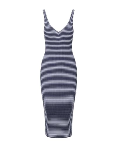 staud blue and white dress Staud Wells Mini Dress-Blue Toile main image 1