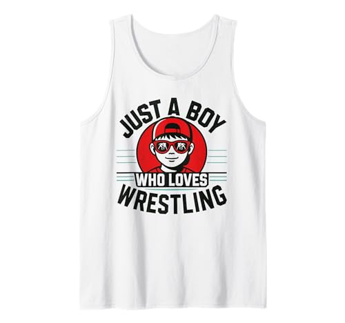 Hombre Solo un Chico Que ama la Lucha Libre | Niños y Niños | Lucha Libre Camiseta sin Mangas