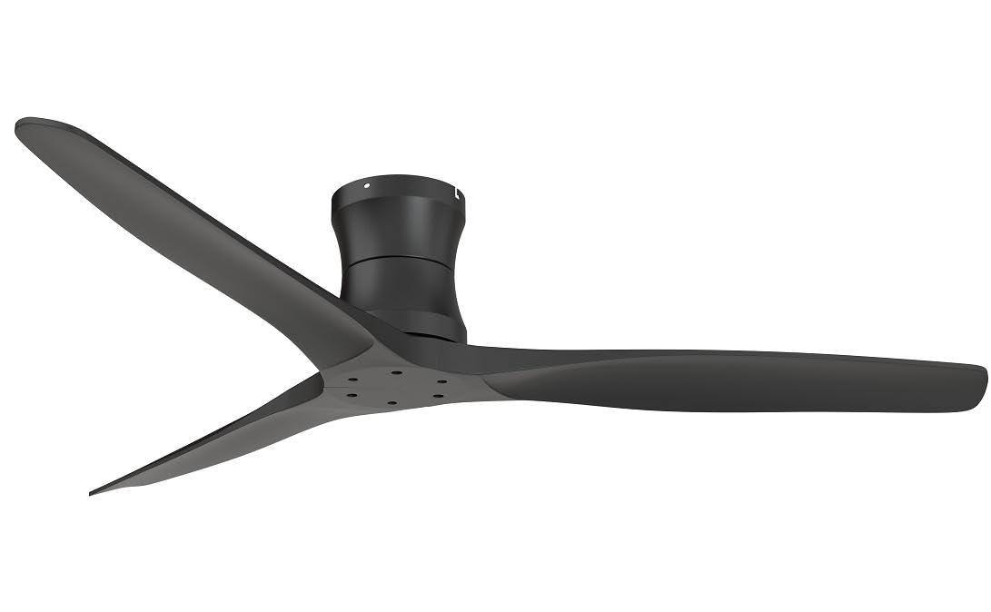 Ventilateur de plafond bois massif Sofucor 132cm au design épuré et haut de gamme