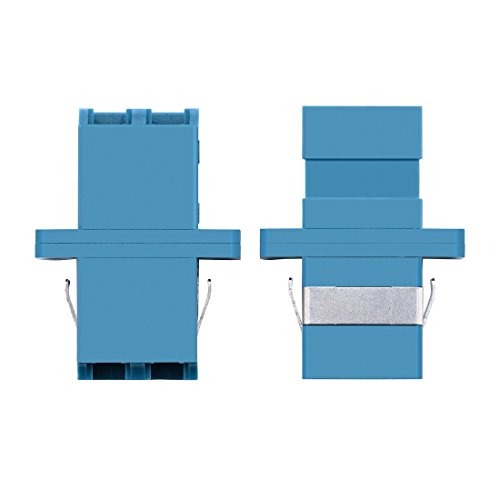 YIENFBEV LC Fiber Optic Adapter - LC to LC Duplex Singlemode Coupler - 5 Pack - Blue by YIENFBEV - Image 2