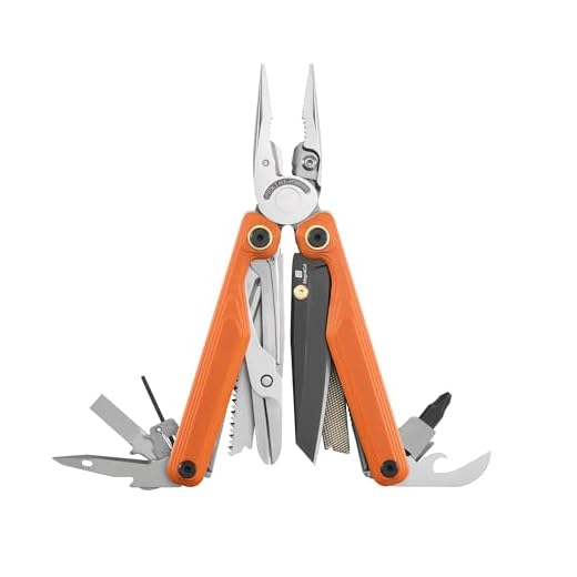 Leatherman Wave Alpha Multitool - 16-in-1 Werkzeuge mit MagnaCut-Klinge, Säge, Feile, Innovativer Schere und mehr Bedienkomfort - Canyonland