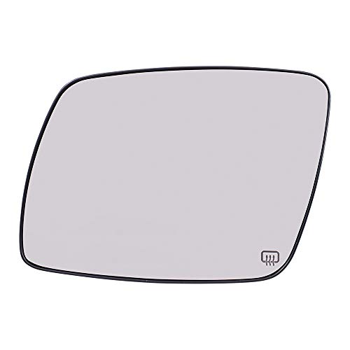 Brock Replacement Driver Side View Mirror Glass With Base Heated Compatible With 2009-2016 Journey 68045693Aa Ch1323393 #TOP1