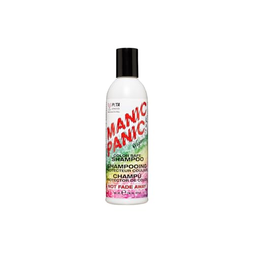 MANIC PANIC Not Fade Away Color Safe Shampoo for Women & Men – Sulfate-Free, Cruelty-Free & Vegan Shampoo for Color Treated Hair – pH Balanced With Nourishing Sunflower & Herbal Extracts (8oz)