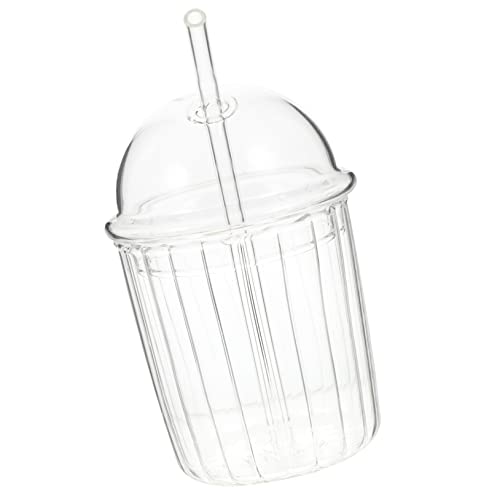 TOGEVAL 3 conjuntos de vidro com tampa garrafa de água de vidro jarro de vidro com tampa jarra de ág