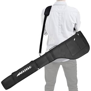 EagleGlo Golf Bag, Golf Travel Bag Foldable & Adjustable, Golf Carry Bag Holds A Full Set of Clubs, Golf Bags for 8-10 Golf Clubs, Small Golf Bag Practice Bag, Carry Golf Bags for Men, Women